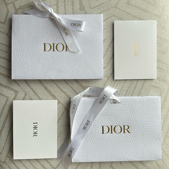 2 x Dior white small gift bag - Picture 2 of 13
